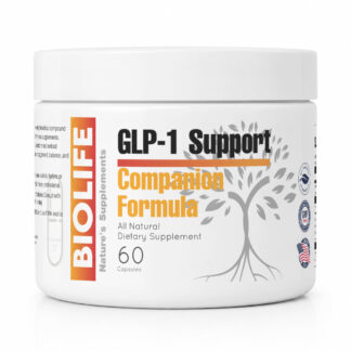 BioLife GLP-1 Support Companion Formula supplement bottle, 60 capsules