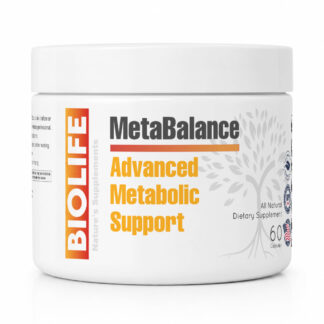 BioLife MetaBalance Advanced Metabolic Support supplement bottle, 60 capsules