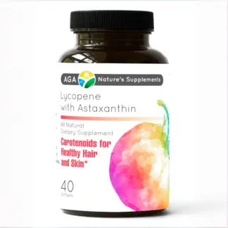 Lycopene with Astaxanthin — 40 Softgels — Front