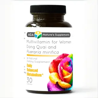 Multivitamin for Women with Dong Quai & Pueraria Mirifica — 30 Capsules — Front